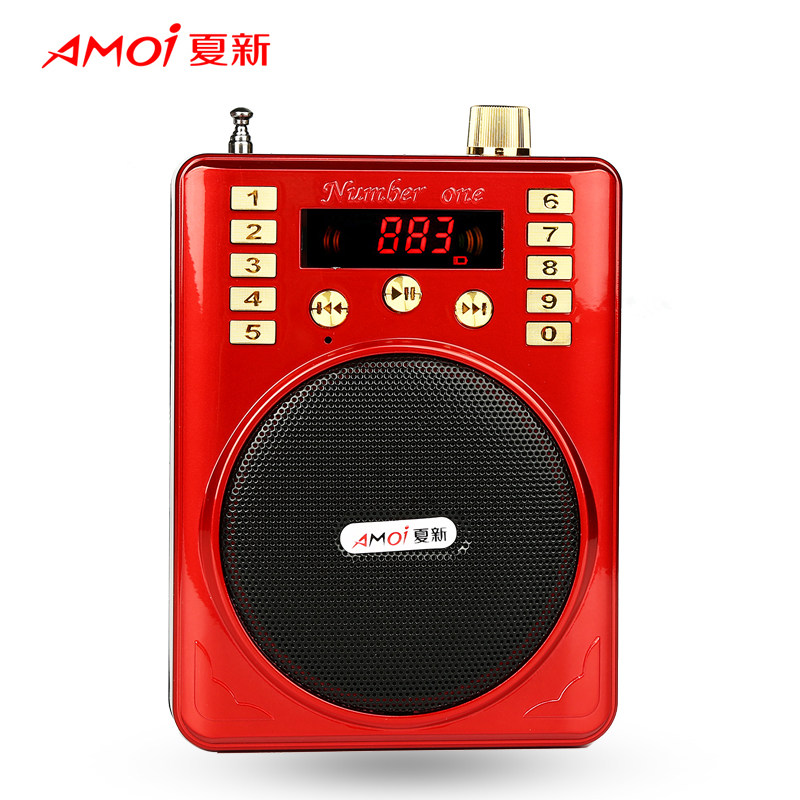 Summer New M-160 Megaphone Radio MP3 Seniors Mini Small Sound Card Sound Box Portable to listen