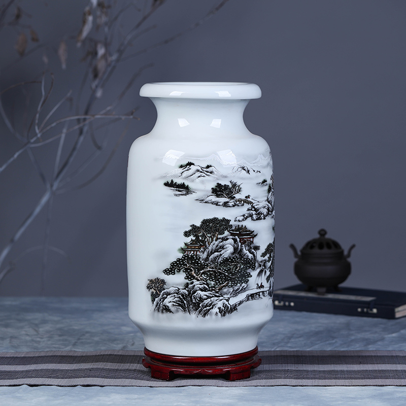 Jingdezhen ceramic vase household act the role ofing is tasted furnishing articles flower arranging decorative vase modern ceramics decoration arts and crafts