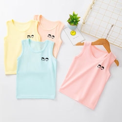 Children's vest Cotton Summer Summer Board Girls Spring and Autumn Peristentity Wear Girls Boy Baby Crossing Children