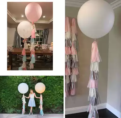 Large thick balloon matte wedding photography decoration Photo Wedding ground blast ball layout bar violence