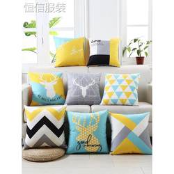 Nordic throw pillow square cushion sofa cushion pillowcase