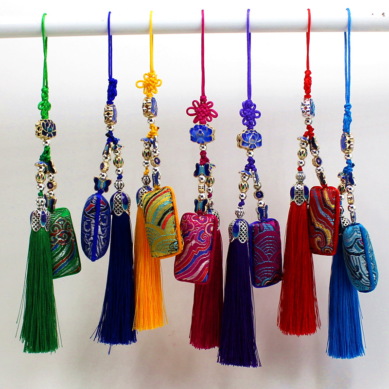 End of the Dragon Boat Festival Fragrant Bag Aimegrass great fragrant bag Perfume Bag Car Hanging Accessories Indoor Mosquito Repellent Traditional Chinese Medicine Mosquito Repellent Pocketbook