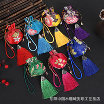 New Dragon Boat Festival Wormwood incense bag empty bag Lavender incense bag pendant Chinese medicine incense bag Court bag purse