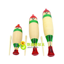  Direct sales Orff music teaching aids Fish frog shaving wooden fish childrens percussion instrument frog singing tube wooden frog barrel
