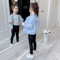 Girls coat Yang Spring Childrens Clothing 2020 new network red spring and autumn girls in the clothes of the Han Edition Jacket