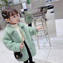 2020 New Girl Lamb Mao Qiu - Winter Suite Han Baby Gas Childrens Long - range thicker sweater