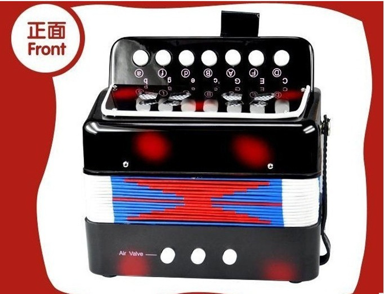 Trẻ em của Accordion Mini Người Mới Bắt Đầu Nhạc Cụ Câu Đố Early Learning Âm Nhạc Bé Đồ Chơi Boys and Girls Quà Tặng Chính Hãng