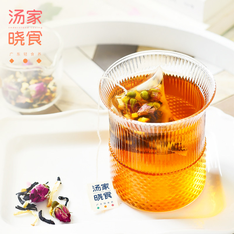 Tang Jiaxiao eat bergamot rose black tea 10 small packets Mo angry flower tea girls can not be angry with health tea bags to brew