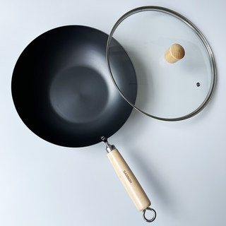 Xman+ Small Iron Wok in Stock, 28cm Mini Fine Iron Wok, Frying Pan, Cooking Pan, Only over 3,000 Available