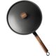 XMAN+ stock foreign trade iron pot household wok induction cooker flat bottom physical non-stick pot slightly defective products exported to Japan