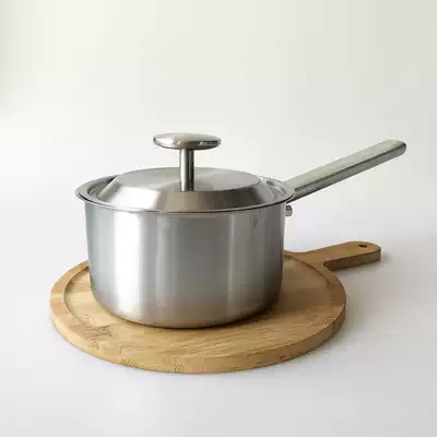 XMAN stock 16cm stainless steel milk pot non-staple food pot Fryer cooking noodles small soup pot snow pan micro-flaw