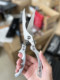 XMAN+ stock barbecue scissors, household kitchen chicken bone scissors, commercial alloy strong scissors, foreign trade final order