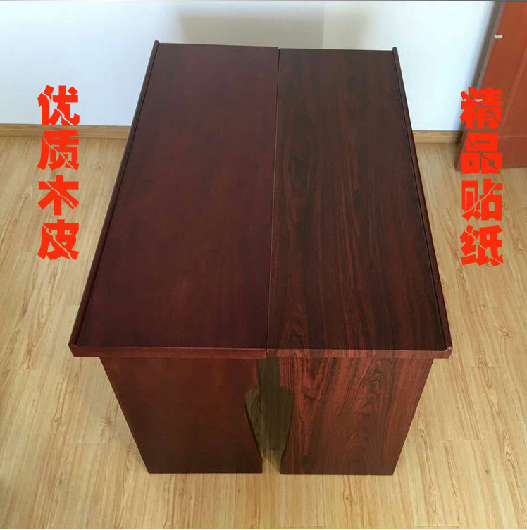 Dải đôi bàn ghế văn phòng đồ nội thất bàn họp phòng đào tạo rắn gỗ dải veneer kết hợp tùy chỉnh giá ghế xoay