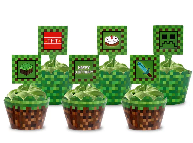 Детское праздничное украшение для торта Back Cup Cake Decoration Siege