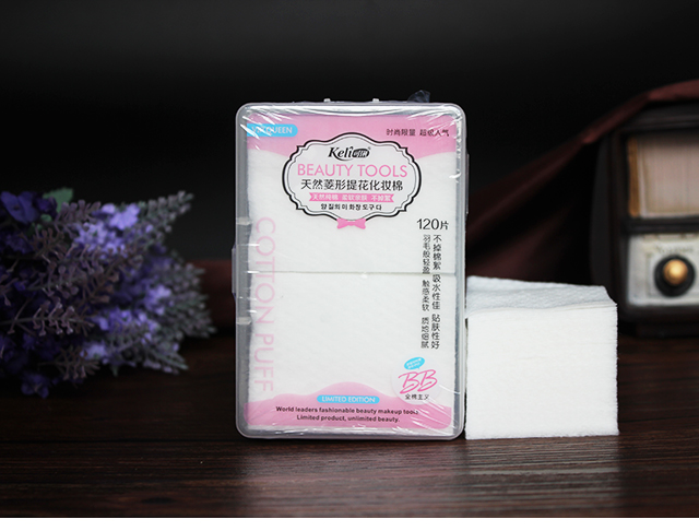俐 Bông tẩy trang bông mặt hai mặt có tác dụng gấp đôi bông mềm rửa dày công cụ trang điểm hydrating - Các công cụ làm đẹp khác kích mí keo