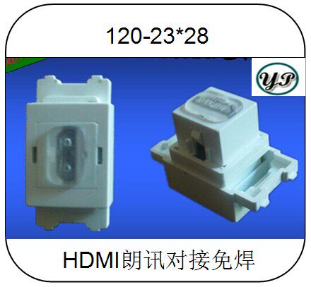 120 HDMI Lucent docks screw screws free welding socket female socket socket socket socket socket socket socket socket surface panel connector