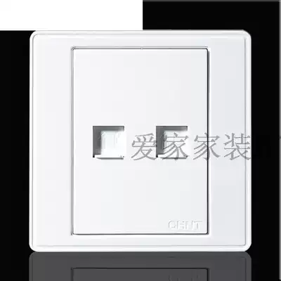 Chint switch wall switch socket panel NEW7E 86 telephone computer network route socket