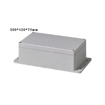  Plastic monitoring security waterproof box Instrument shell junction box Plastic shell F1C number:200*120*75