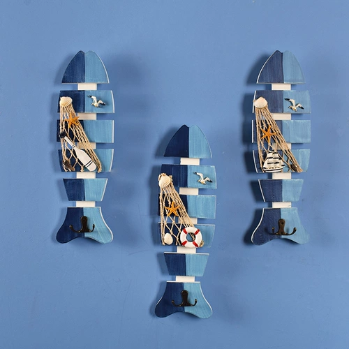 Средиземноморский стиль маленький рыбный крючок Украшение Скюанган Холл Детская комната Ключе