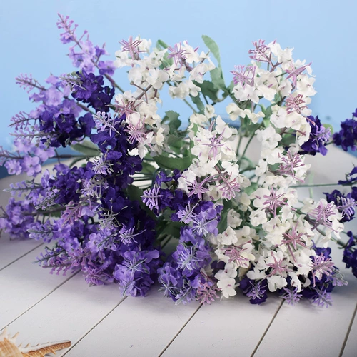 Лавандовая фальшивая цветочная фальшивая трава романтика Прованс имитировал высушенные цветы