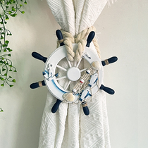 Mediterranean style curtain straps creative curtain buckles ocean style guest suite bedroom childrens room curtain buckle straps