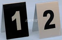 Black and white aluminum material evidence Board