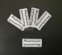 5 cm white magnetic PVC scale 5cm magnetic scale scale photo scale