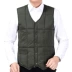 2018 trung niên xuống vest nam xuống vest ấm đồ lót cha tải kích thước lớn vest mỏng cotton phù hợp áo ba lỗ nam form rộng Áo vest cotton
