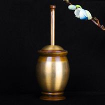 Do you know the same kind of copper mortar for ordering tea in the Song Dynasty? Copper mortar for ordering tea utensils in the Song Dynasty? Tea mashing cup tea mashing device