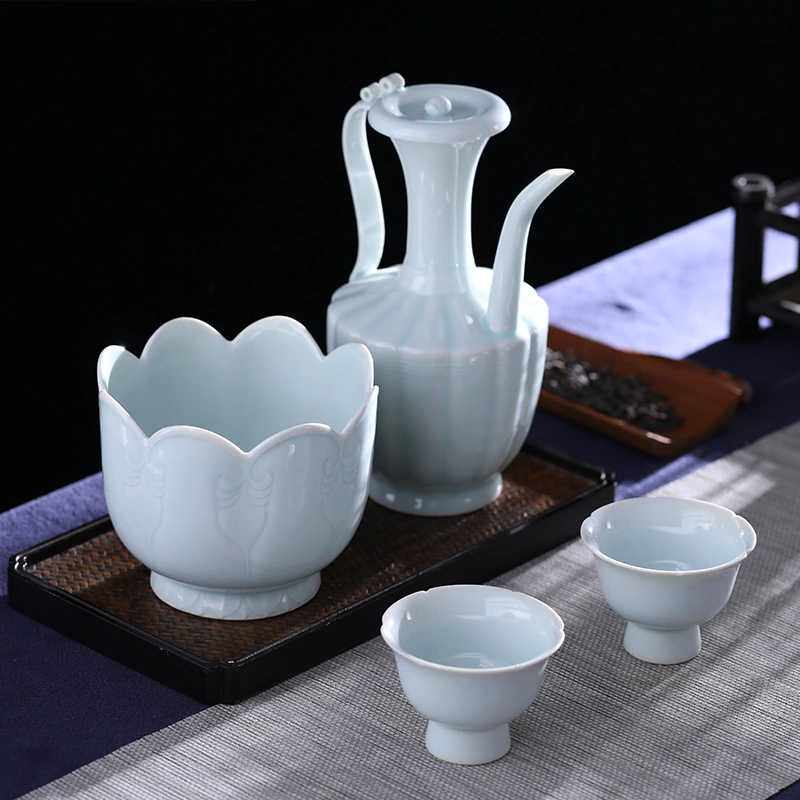 Song Dynasty Tea Shadow Cup Cup Tea Cup Ceramic Tea Set Set Tea Tea Set