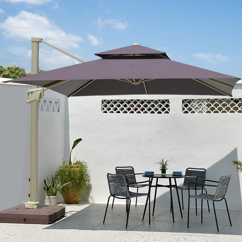 Outdoor beach umbrella Courtyard Umbrella Villa Garden Great Beach Umbrella Outdoor Rome Umbrella swing Balcony Square Outdoor Umbrella