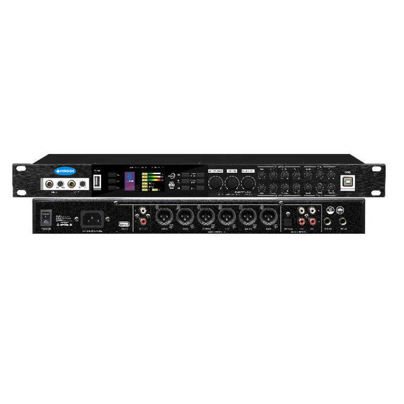 Fengge professional KTV pre-level DSP effector home K song double reverb microphone processing vocal Chinese reverb