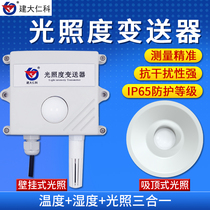 Illuminosity sensor Illuminometer 485 Analog Outdoor High Precision Ceiling Temperature and Humidity Light Transmitter