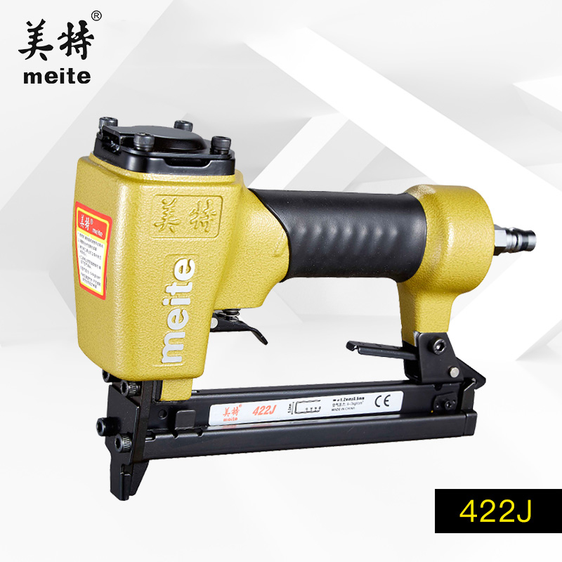 Mette 406J 413J 422J 422J Pneumatic Code Nail Gun Industrial Grade U Type Pneumatic Nail Gun Woodworking Furnishing Nailing Tool