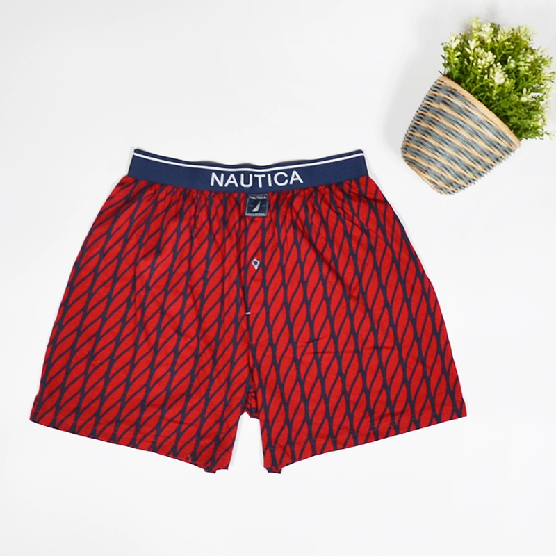 Châu Âu và Hoa Kỳ đơn giản cotton dệt kim mềm cỡ lớn mỏng nam bốn mùa đồ lót quần short pyjama quần nhà