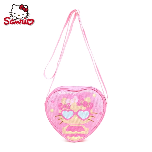 Hello kitty, пляжная милая сумка через плечо, блестки для ногтей
