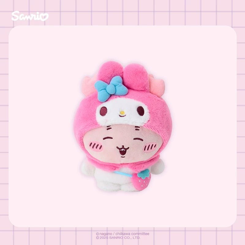 【Импорт】Sanrio Sanrio Chiikawa ко-брендированная серия Pudding Dog Merlot кукла на день рождения подарок