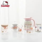 Hello kitty, милая посуда, чайный сервиз, комплект, термос, заварочный чайник