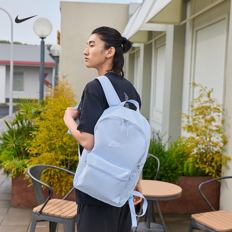 NIKE Nike summer new mesh embroidered backpack