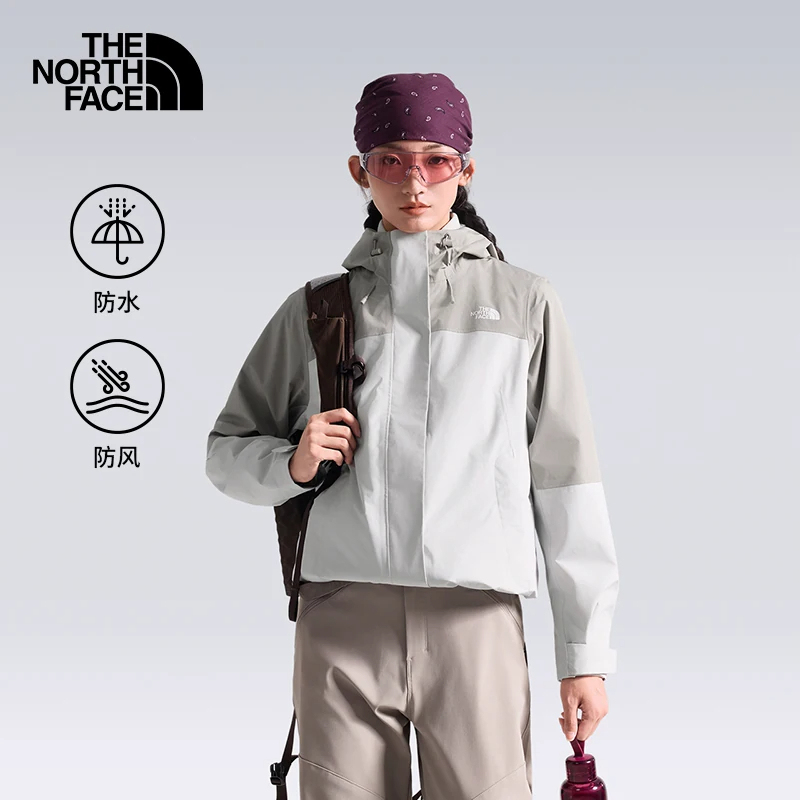 Thenorthface North Face Three-In-One Jacket for Women with Fleece Lining, Windproof, Waterproof, Warm, Outdoor | 8Ck3
