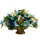 欧式蓝色向日葵家居客厅装饰花艺餐桌摆件 仿真花卉假花绢花套装 mini 1