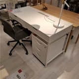Ikea Alais Desk Computer Desk Workbench Grey Office Studity Staul с ящиком подлинным столом подлинно