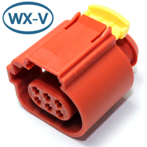 284716-3 Domestic 6-hole female sheath connector socket car wiring harness docking can be equipped with Terminal car wire
