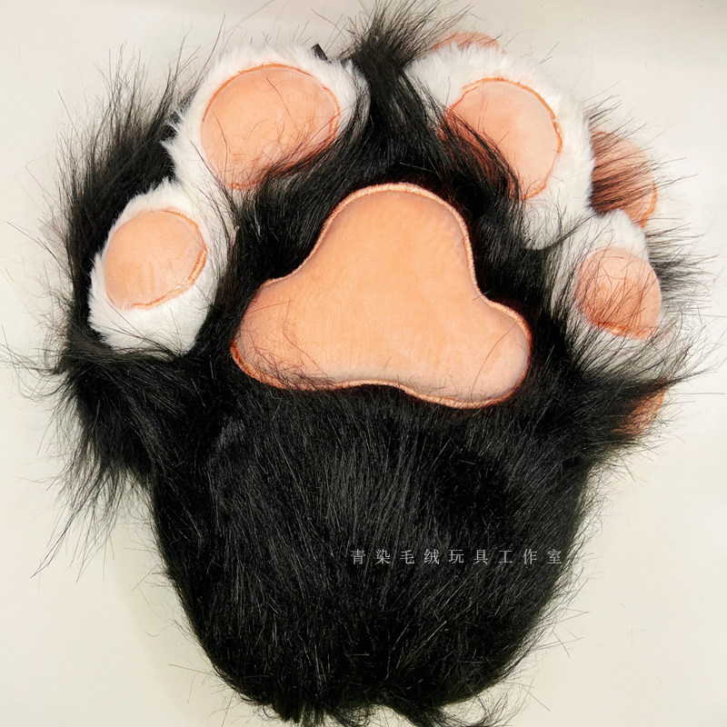 furry福瑞/兽装 二次元漫展可爱猫爪兽装手套肉垫发声cosplay兽爪成品fursuit爪子