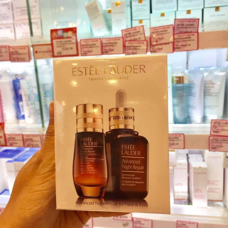 EsteeLauder/雅诗兰黛小棕瓶密集修护眼精华15ml+特润精华50ml