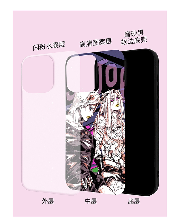 JoJo’s Bizarre Adventure Diego Funny Valentine Purple Art iPhone Case