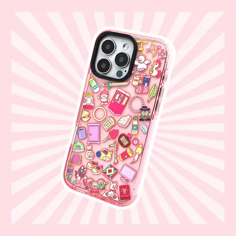 Cartoon Illustration iPhone 17/16 Pro Max Phone Cases For Girls