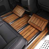 Suitable for Mercedes-Benz V260L wood floor mats V-class new Vito Volkswagen Metway solid wood mats yacht wood modification