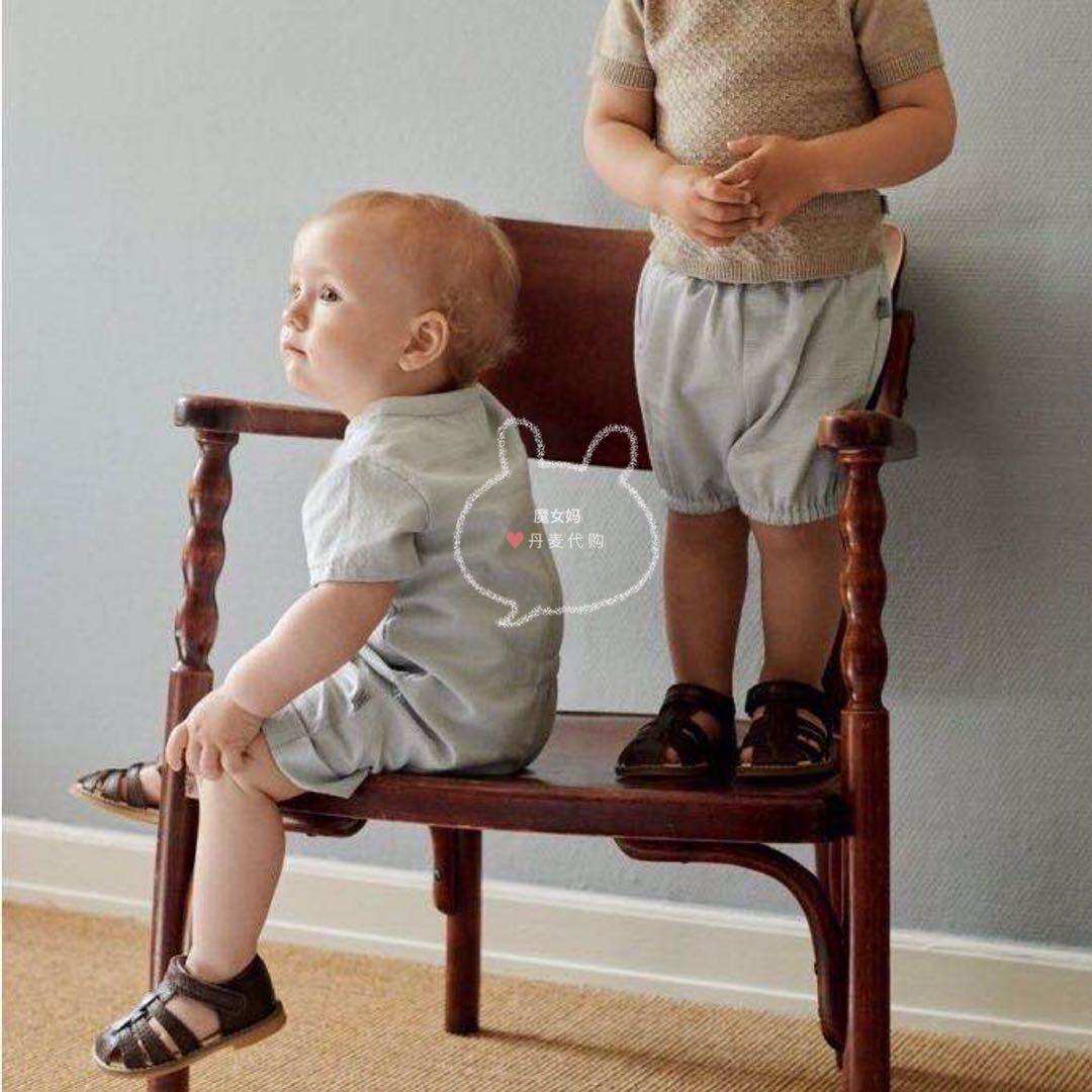 Special price spot Danish Wheat summer male baby short sleeve shorts even sweaters bag fart kha-clad khaclothes climbing clothes