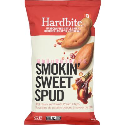 New product with free shipping: Canadian HARDBIT handcrafted grilling sweet potato chips, 150g, non-GMO and gluten-free